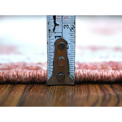 4'X6'1" Rich Red Angora Oushak Extremely Durable Hand Knotted Rug