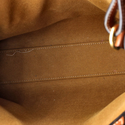 Celine Vertical Cabas Tote Triomphe Coated Canvas Small