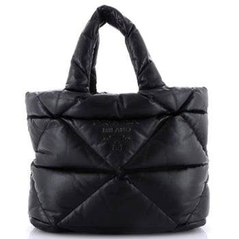Prada Padded Tote Bag Quilted Nappa Leather Large