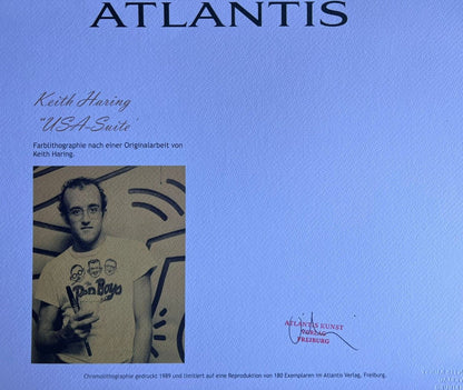 Keith Haring Lithograph ''Usa
