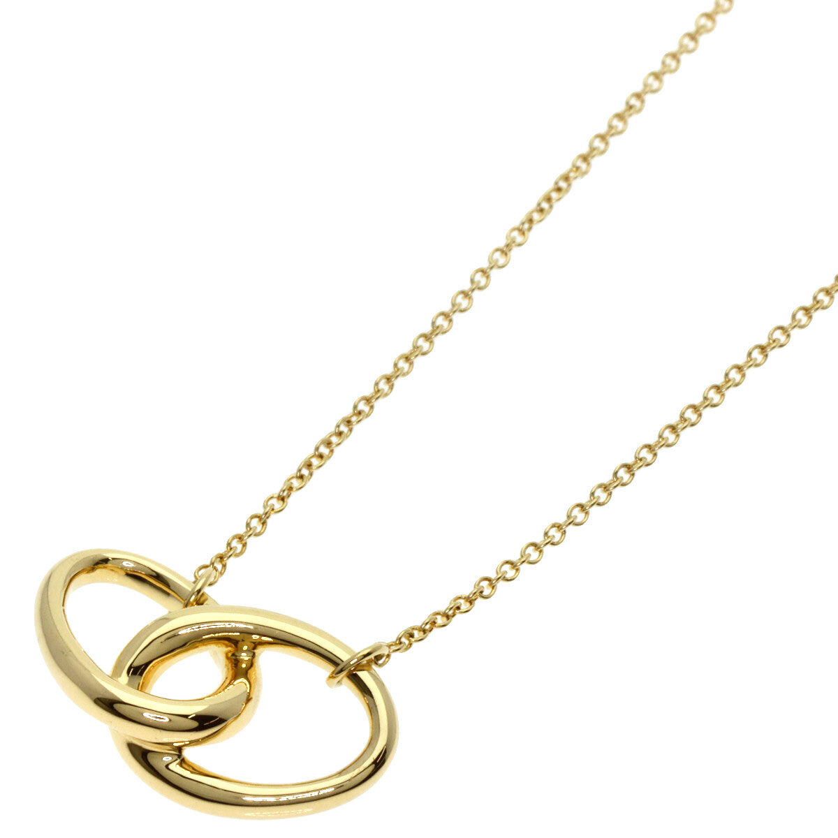Tiffany&Co.   Necklace Double Loop K18 Yellow Gold