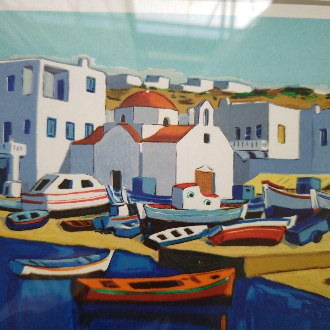 Jean Claude Quilici (French) Original Serigraph Print Pencil Signed Framed