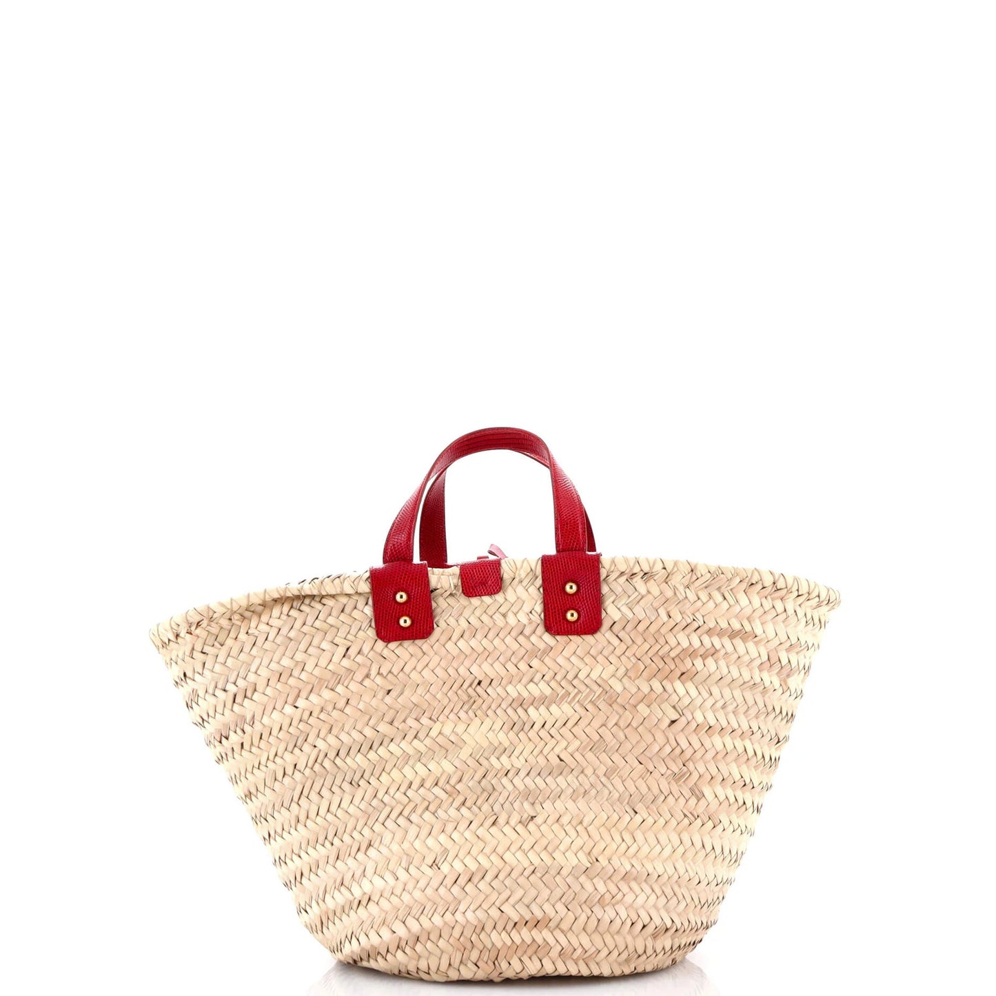 Dolce & Gabbana Kendra Logo Basket Bag Embroidered Straw