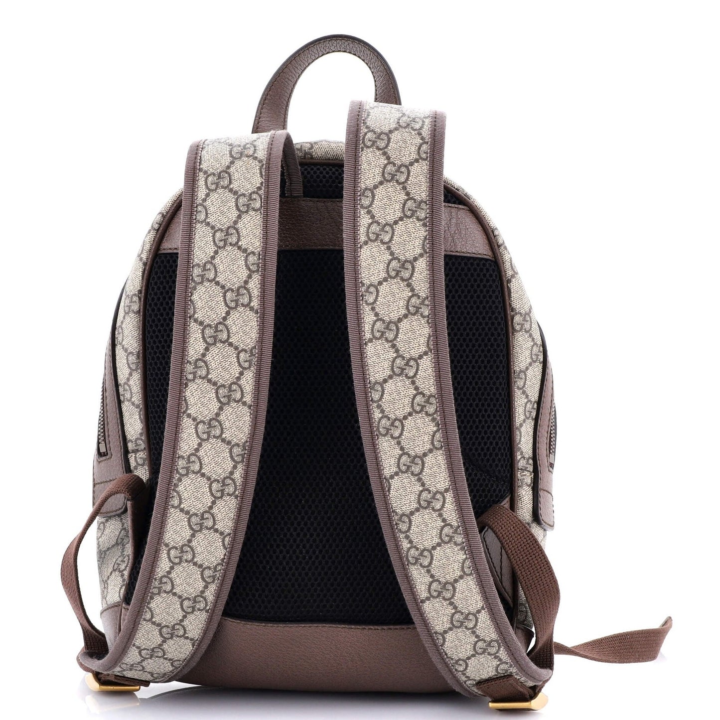 Gucci Ophidia Backpack Gg Coated Canvas And Leather Small