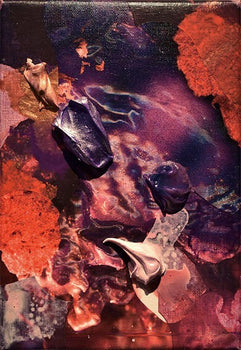 Andr Hemer (New Zealand 1981) Original Acrylic Pigment On Canvas Signed 2021