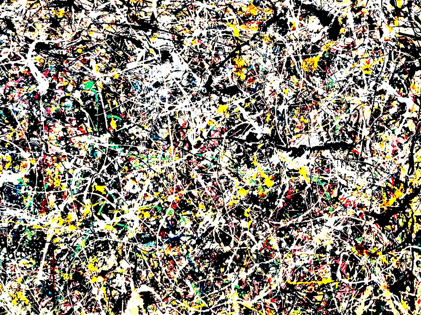 Jackson Pollock Action Painting Coa Signed Numbered A Hand 180