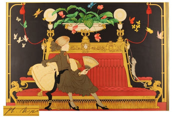 Philippe Henri Noyer Original Vintage Signed Portrait Serigraph