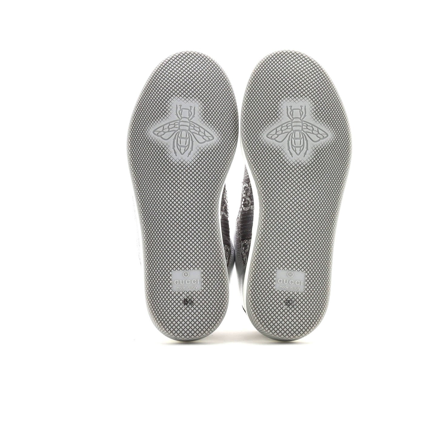 Gucci Screener Sneakers Leather With Crystals