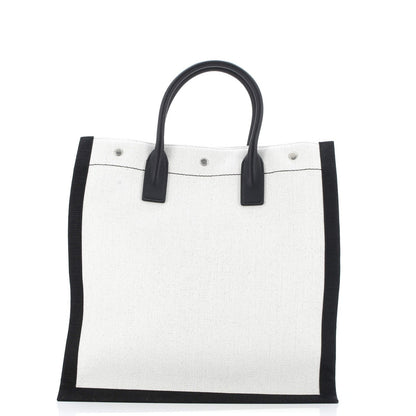 Saint Laurent Rive Gauche Shopper Tote Canvas Tall