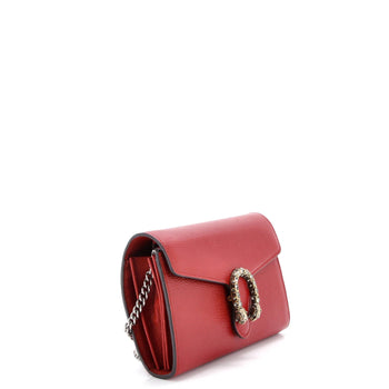 Gucci Dionysus Chain Wallet Leather With Embellished Detail Small