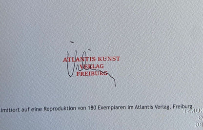 Josef Albers Lithograph Coa Numbered Signed Op