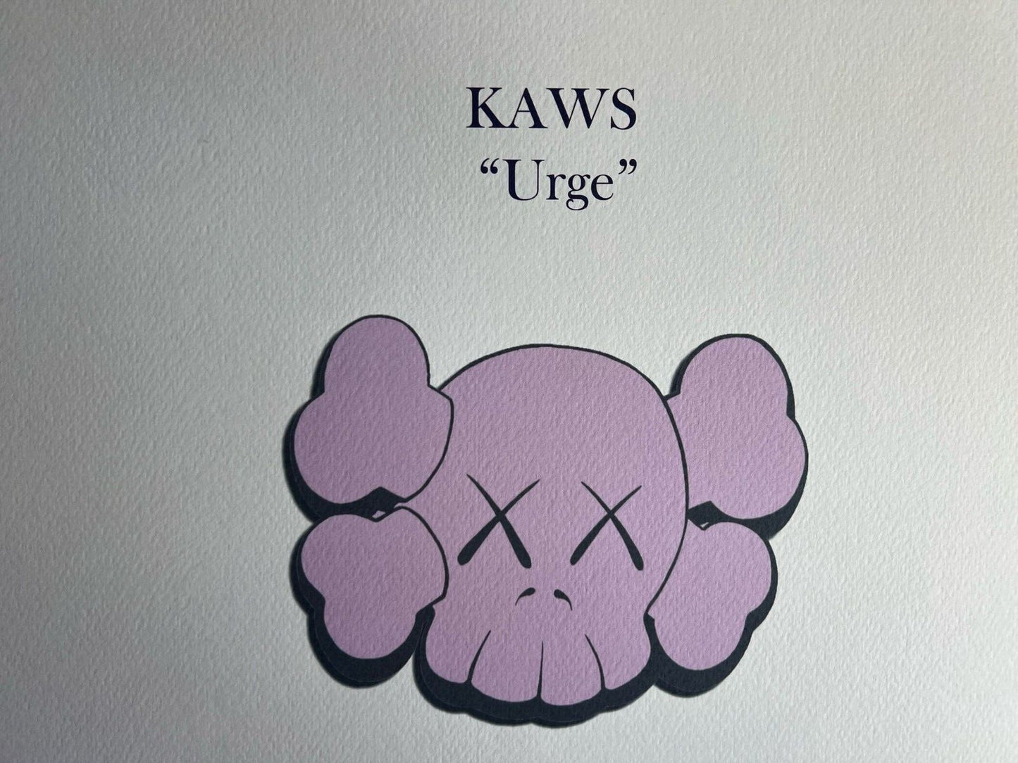 Kaws Lithograph Mori Art Museum Coa Numbered Limited Edition 200 Ex