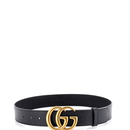 Gucci Gg Marmont Belt Leather Wide