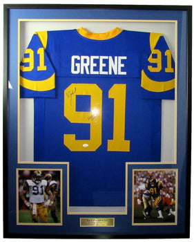 Kevin Greene Hof La Rams Signed Jersey W/ Photos