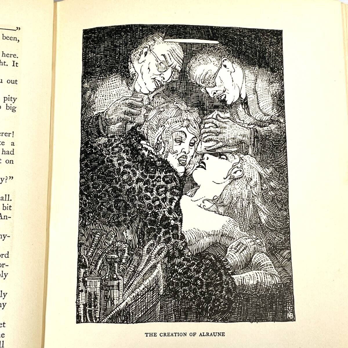 Gothic - Alraune by Hanns Heinz Ewers - 1st English 1929 Illustrated Mahlon Blaine