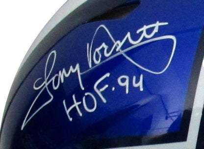 Tony Dorsett Hof Cowboys Signed Full Size Flash