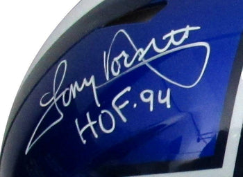 Tony Dorsett Hof Cowboys Signed Full Size Flash