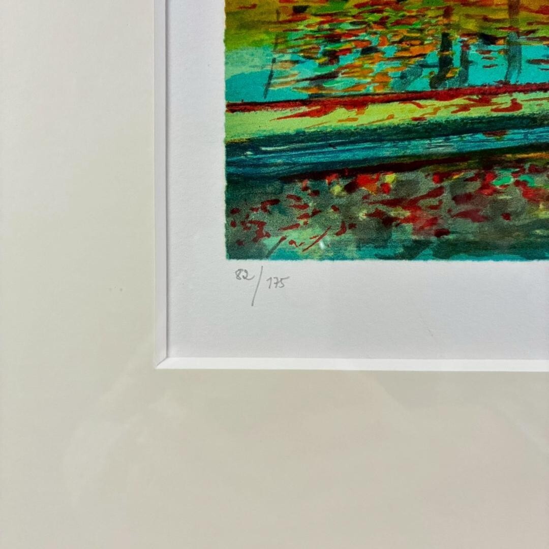 Jean Carzou Lithograph The Fountain Of Ceres 1995