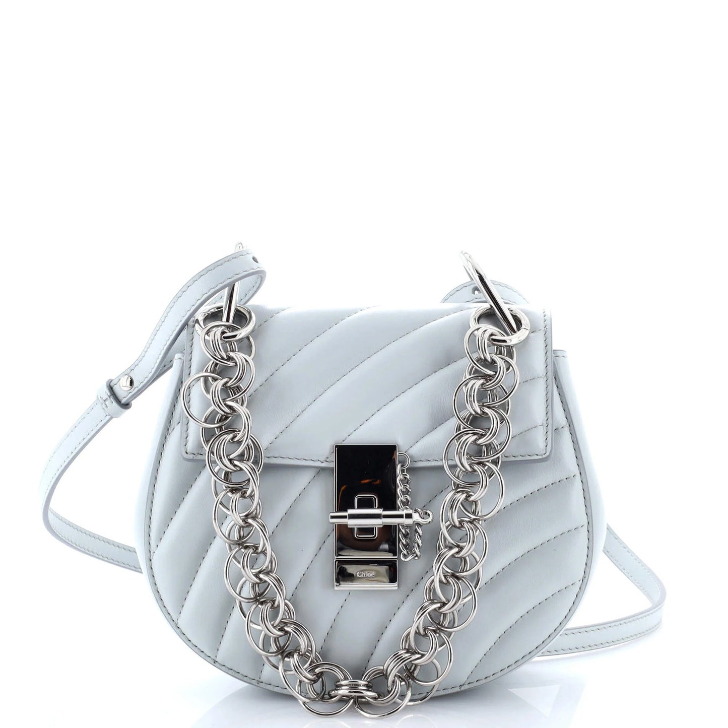 Chloe Drew Bijou Crossbody Bag Quilted Leather Small