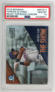 Yordan Alvarez 2019 Bowman Ready For The Show Chrome #Rfts17 Psa Mt 10