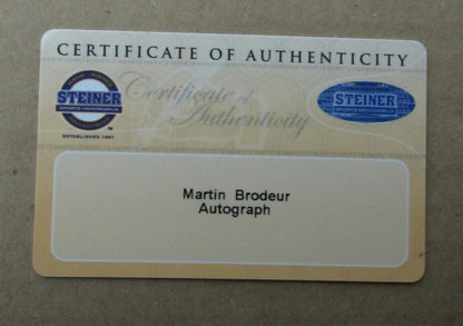 Martin Brodeu Devils Signed/Autographed 16X20 Photo Framed Steiner 141832