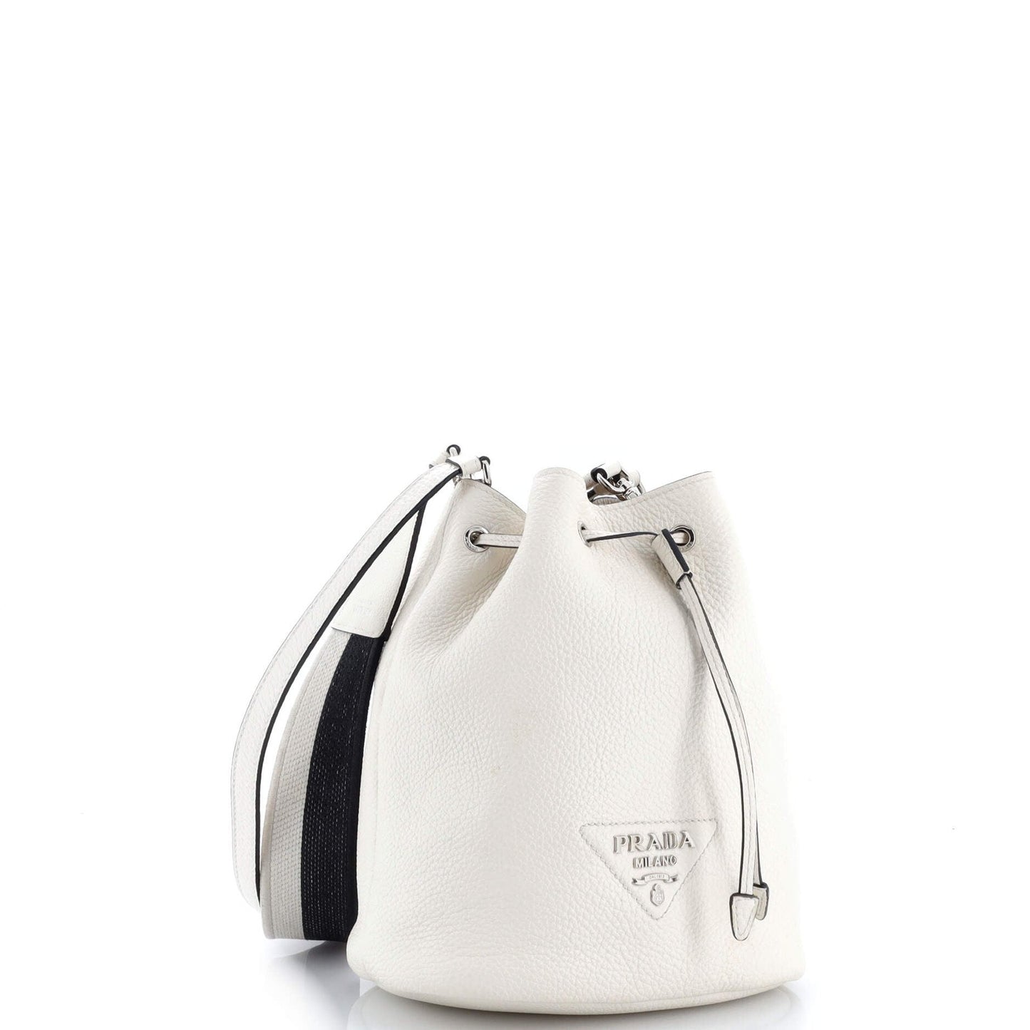 Prada Flou Bucket Bag Vitello Daino Small