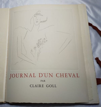Marc Chagall Journal D'Un Cheval 1952 Limited Edition Book Original Lithographs