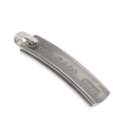 Titanium TIFFANY&Co. plate Pendant top Silver