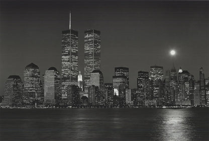 Henri Silberman World Trade Center Moon " Offset Lithograph Pho