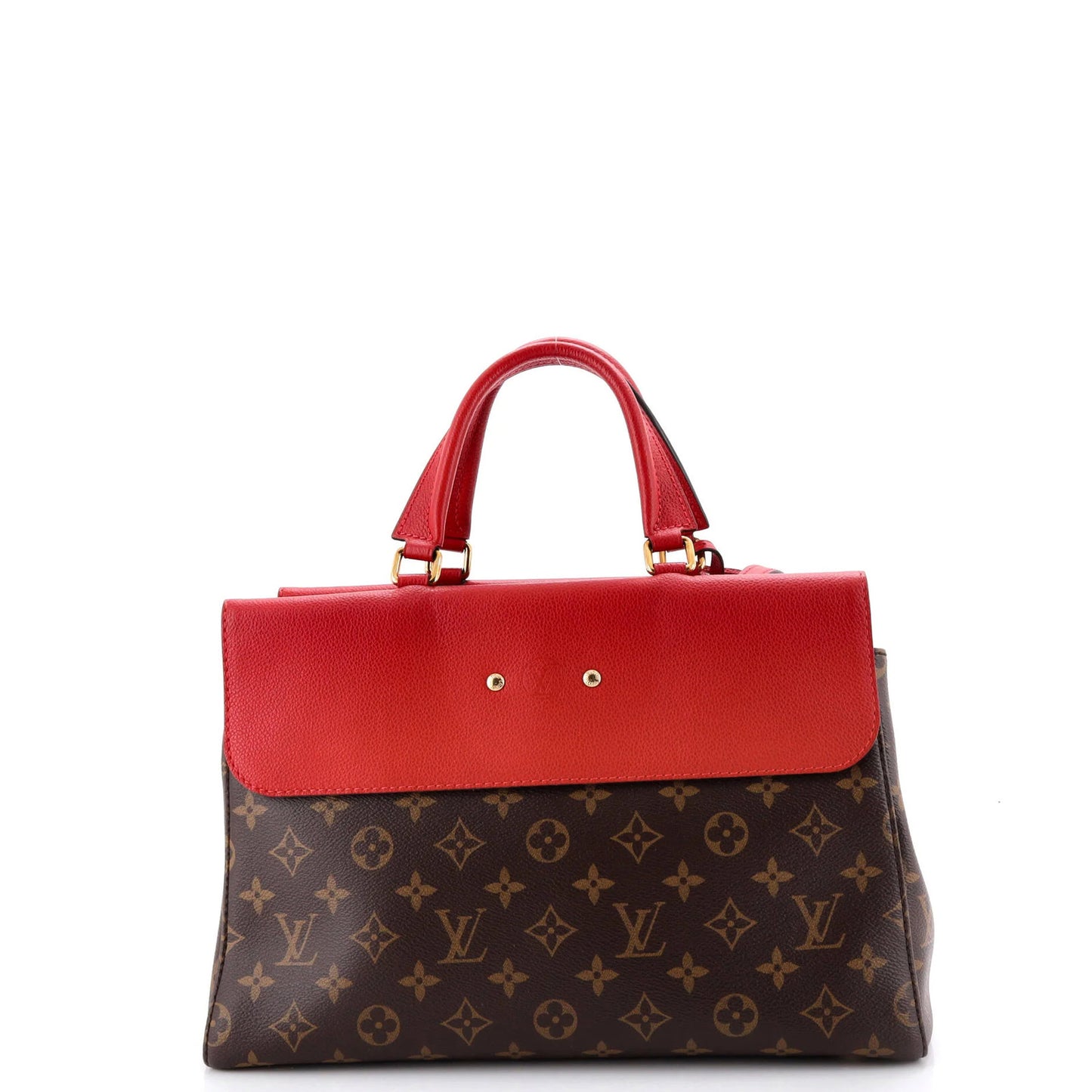 Leather Louis Vuitton Venus Handbag Monogram Canvas and