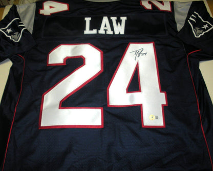 Ty Law New England Patriots Beckett/Coa Signed