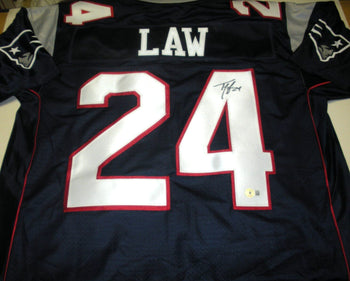 Ty Law New England Patriots Beckett/Coa Signed