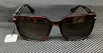 PERSOL PO3323S 24 57 Havana Polarized Unisex 56