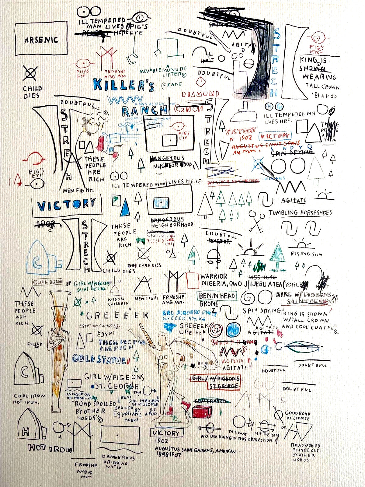 Jean-Michel Basquiat Lithograph