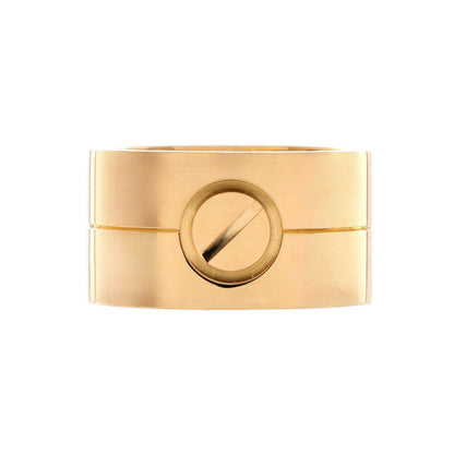 Cartier High Love Ring 18K Yellow Gold Wide