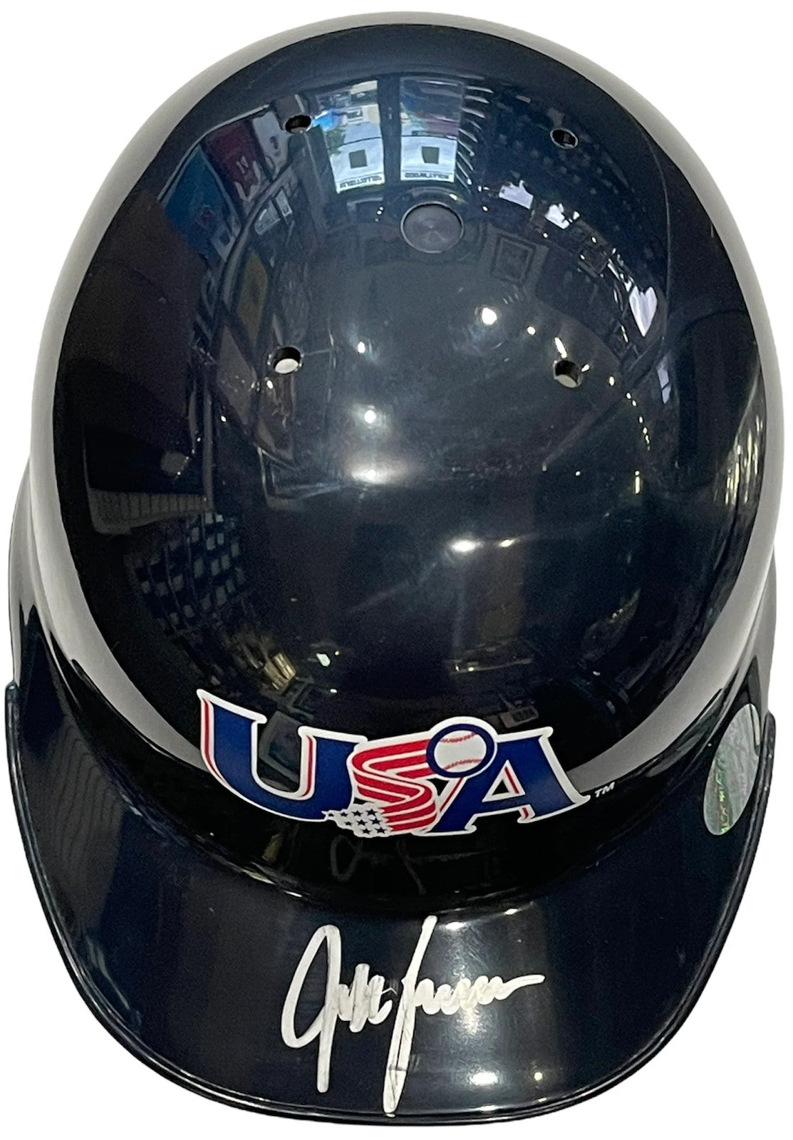 Jeff Francoeur Autographed Team Usa Mini Helmet