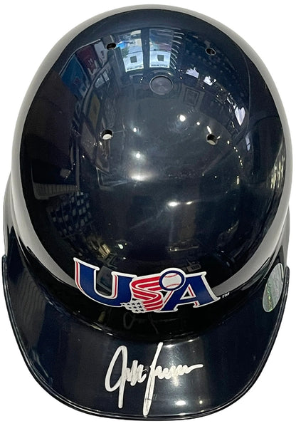 Jeff Francoeur Autographed Team Usa Mini Helmet