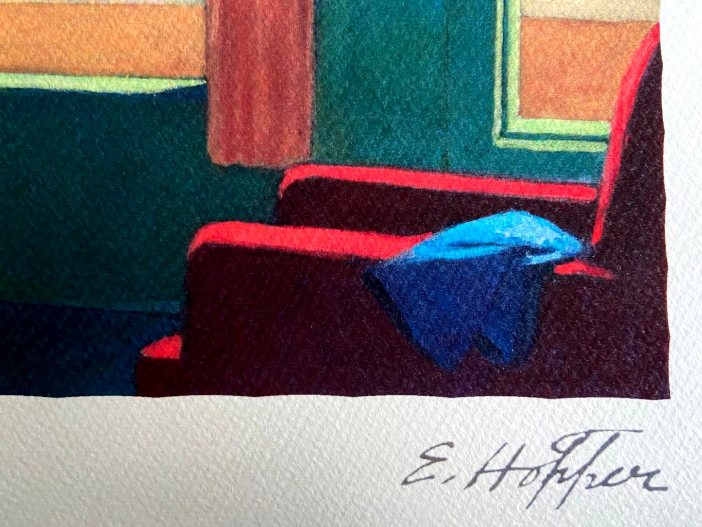 Edward Hopper, Lithograph Coa (Hand-Numbered Signed Limited)