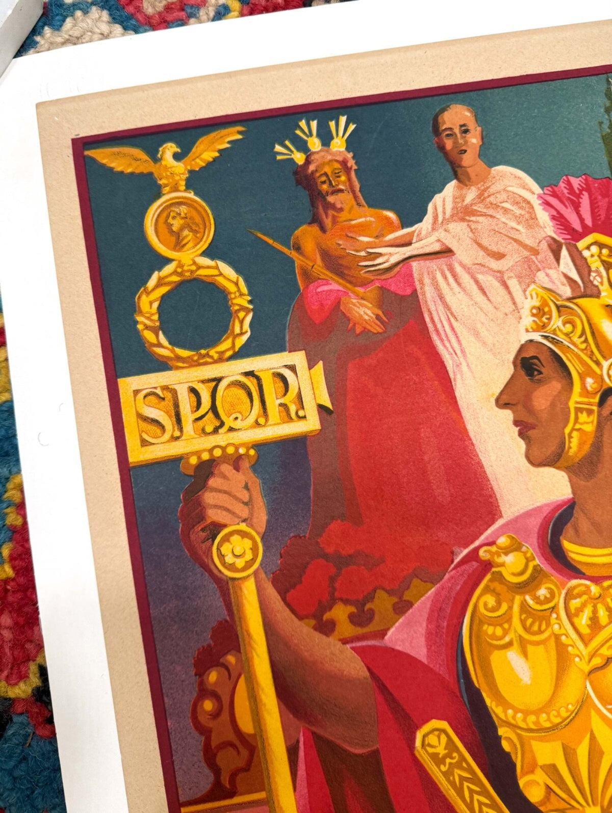 Semana Santa Sevilla Pablo Sebastian Litho 1951 Spanish Travel Poster
