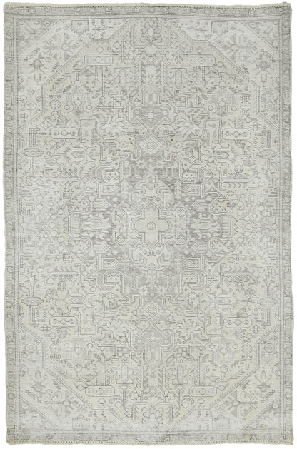 5X8 Muted Colors Antique Distressed 4'7X7'8