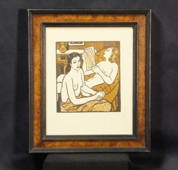 Clment Serveau 1946 Signed Woodcut 