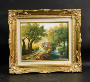 Landscape Alain Bonnec French Oil Painting F3 