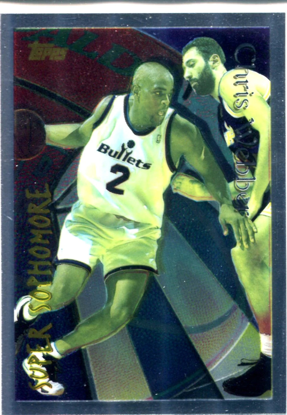 Chris Webber 1995 Topps Card