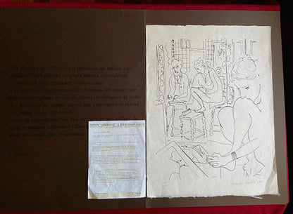 Henri Matisse Lithograph Signed Contract Hand Numbered / Paul Klee