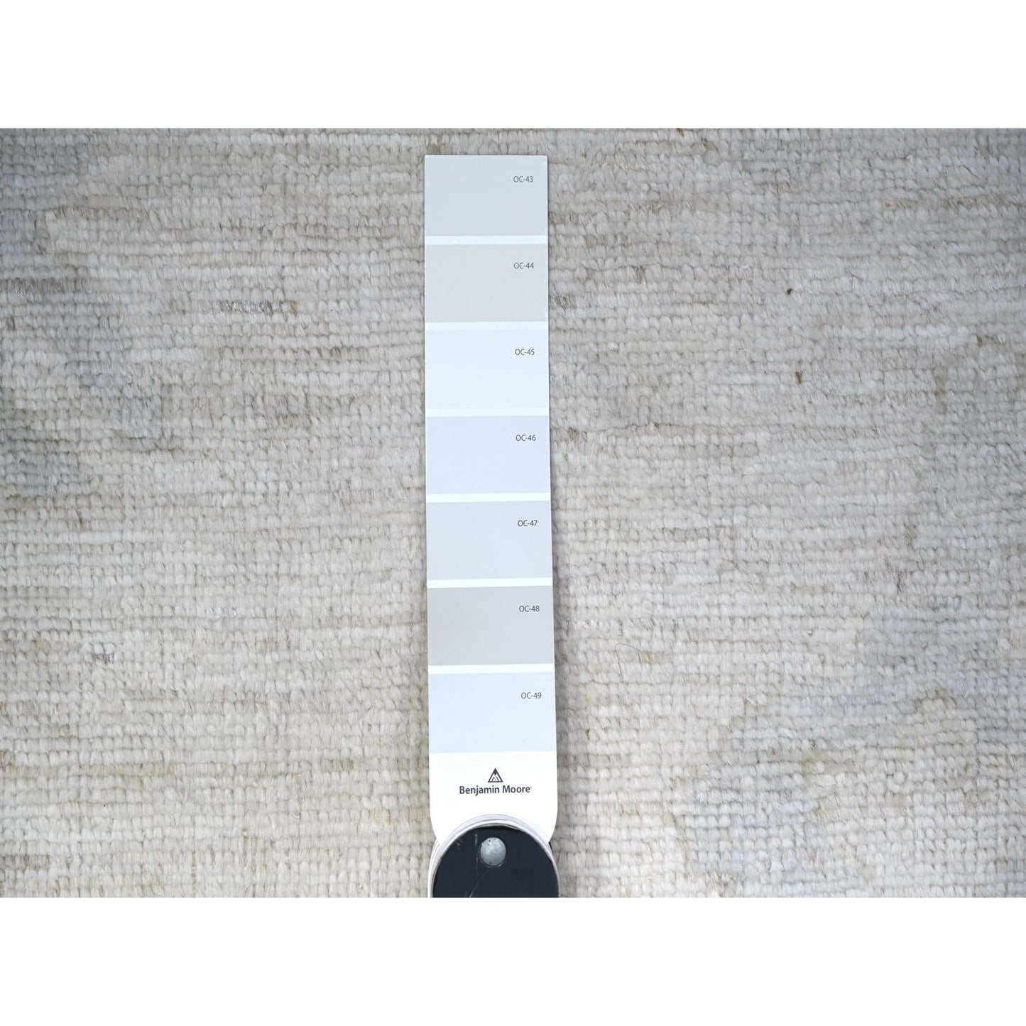 12'X15'10" Ivory Wool Hand Knotted Angora Oushak Oversized Rug