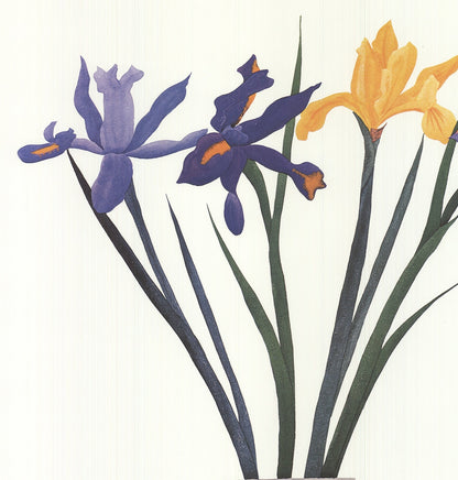 Ed Baynard Flowers In Vase On Black Stand " Poster Contemporary