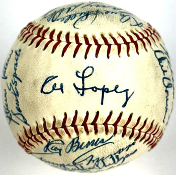 1957 Chicago White Sox Team Signed Baseball (27)