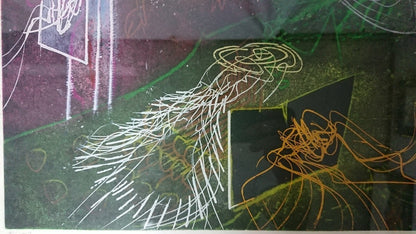 Roberto Matta Original Etching Aquatint 1978 Ed100 Signed Surrealism Art Print