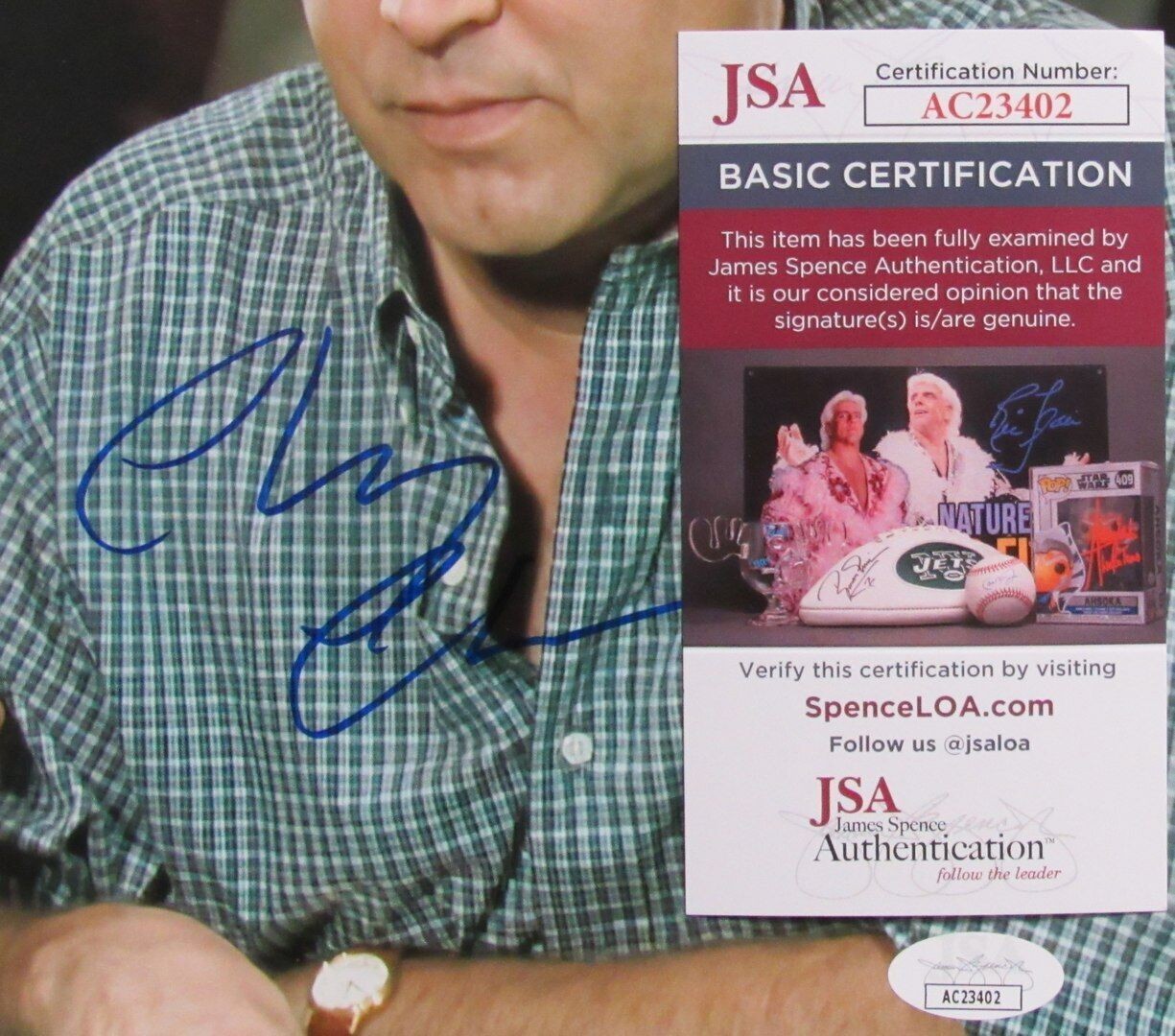 Chevy Chase/Randy Quaid Autographed 11X14 Photo "Vegas Vacation" Jsa