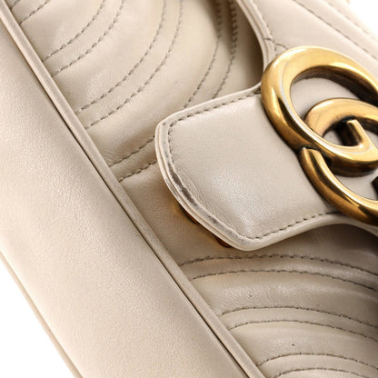 Gucci Gg Marmont Flap Bag Matelasse Leather Mini